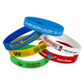 1/2" Screen Printed Awareness Bracelets (Super Saver)